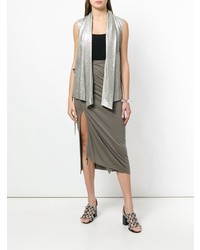 Rick Owens Lilies Draped Front Gilet