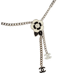 Chanel Camellia Chain Link Waist Belt
