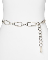 michael kors silver chain belt