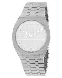 Gucci 25h Stainless Bracelet Watch
