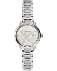 Burberry 32mm Round Stainless Steel Watch