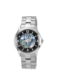 Armitron Silver Tone Automatic Skeleton Watch