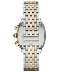 Michele Ascalon Diamond Dial Chronograph Watch Head Bracelet 38mm