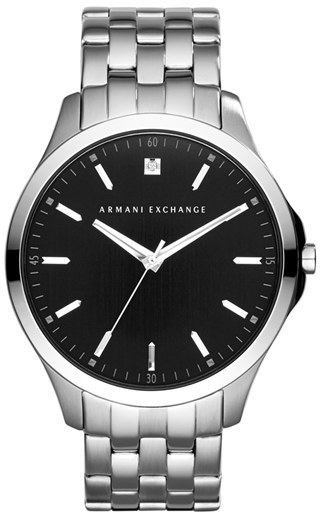 armani exchange diamond series watch