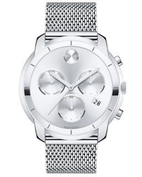 Movado Bold Chronograph Stainless Steel Bracelet Watch