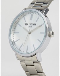 Ben Sherman Bracelet Watch In Silver