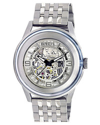 Breil Orchestra Automatic Bracelet Watch 45mm Silver