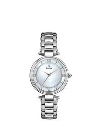 Bulova Silver Tone Bracelet Watch