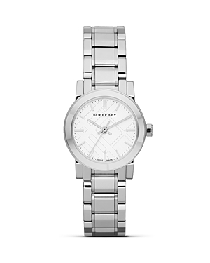 Burberry Silver Bracelet Watch 26mm, $495 | Bloomingdale's | Lookastic