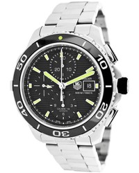 Tag Heuer Cak2111ba0833 Aquaracer Stainless Steel Watch With Chronograph