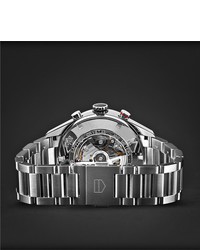 Tag Heuer Carrera Automatic Chronograph 43mm Polished Steel Watch Ref No Cv2a1vba0738