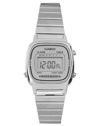 Casio Silver Mini Digital Watch