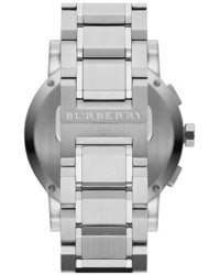 Burberry Check Stamped Chronograph Bracelet Watch 44mm