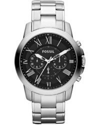 Fossil Chronograph Grant Stainless Steel Bracelet Watch 44mm Fs4736