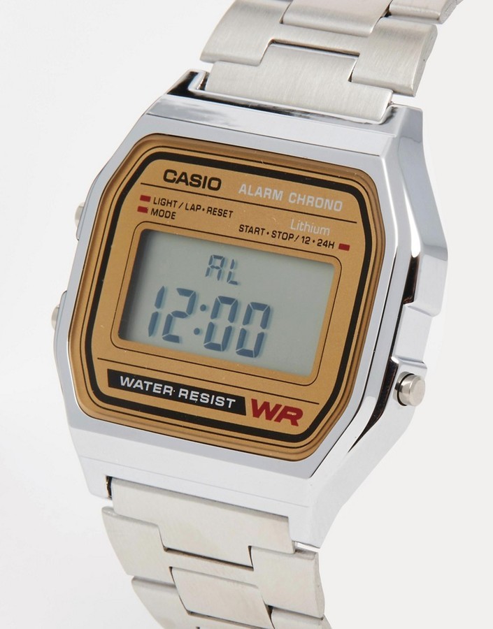 $35 | Asos CASIO A158wea Watch Retro 9ef, Digital Classic | Lookastic