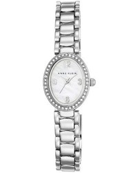Anne Klein Crystal Oval Bracelet Watch 20mm
