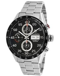 Tag Heuer Cv2a10ba0796 Carrera Silver Stainless Steel Chronograph Watch