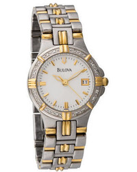 Bulova Diamond Two Tone Watch