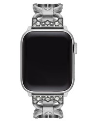Tory Burch Double T Pave Link Apple Watch Bracelet