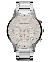 Emporio Armani Stainless Steel Bracelet Watch 43mm