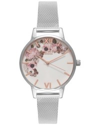 Olivia Burton Enchanted Mesh Strap Watch 30mm