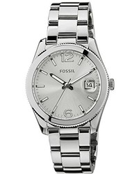 Fossil Es3585 Perfect Boyfriend Silver Tone Stainless Steel Watch