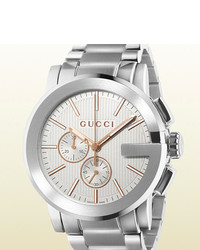 Gucci G Chrono Extra Large Stainless Steel Watch