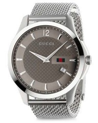 Gucci G Timeless Polished Stainless Steel Watch