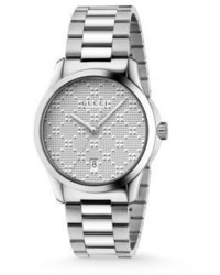 Gucci G Timeless Stainless Steel Bracelet Watch