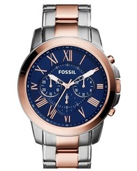 Fossil Grant Chronograph Bracelet Watch 44mm