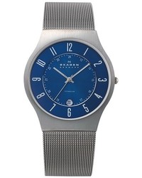 Skagen Grenen Stainless Steel Case Watch 38mm X 41mm