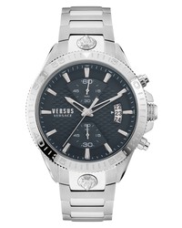 Versus Versace Griffith Chronograph Bracelet Watch In Stainless At Nordstrom