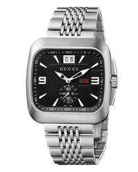 Gucci Coupe Bracelet Watch 40mm Black Silver