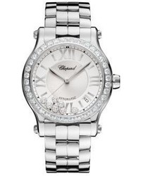 Chopard Happy Sport Diamond Stainless Steel Bracelet Watch