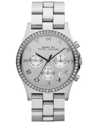 Marc by Marc Jacobs Henry Chronograph Crystal Topring Watch 40mm