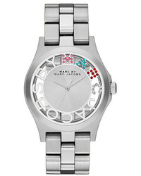 Marc by Marc Jacobs Henry Skeleton Crystal Watch Stainless