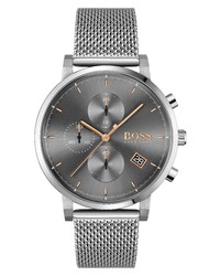 BOSS Integrity Chronograph Mesh Watch