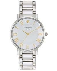 Kate Spade New York 1yru0476 Gramercy Grand Stainless Steel Watch With Link Bracelet