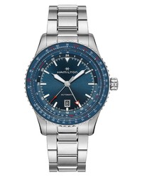 Hamilton Khaki Aviation Converter Gmt Automatic Bracelet Watch