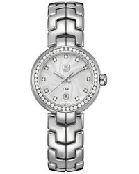 Tag Heuer Ladies Link Stainless Steel Diamond Bezel Watch
