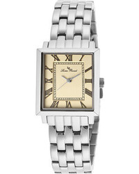 Lucien Piccard Lp 10502 20 Stainless Steellight Gold Square Watches