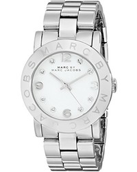 Marc by Marc Jacobs Mbm3054 Amy Stainless Steel Watch With Link Bracelet