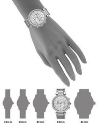 Michael Kors Michl Kors Parker Pave Stainless Steel Chronograph Bracelet Watch