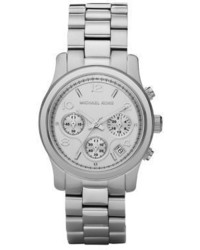 Michael Kors Michl Kors Runway Stainless Steel Chronograph Bracelet Watch