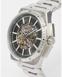 Michael Kors Michl Kors Wilder Stainless Steel Watch With Exposed Mechanics Mk9021