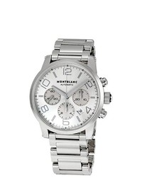 Montblanc Silver Dial Steel Watch 9669