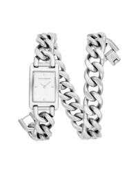 Rebecca Minkoff Mot Chain Wrap Bracelet Watch