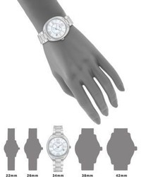 Fendi Moto Mother Of Pearl Stainless Steel Bracelet Watch
