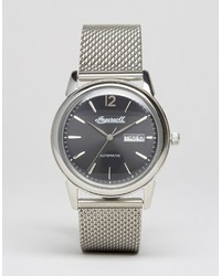 Ingersoll New Haven Automatic Mesh Watch In Silver