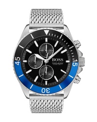 BOSS Ocean Edition Chronograph Mesh Watch